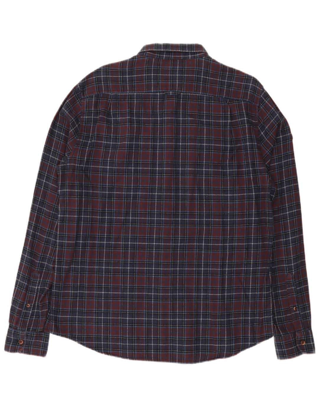 Superdry muška flanelska košulja standardnog kroja 2XL tamnoplava karirana
