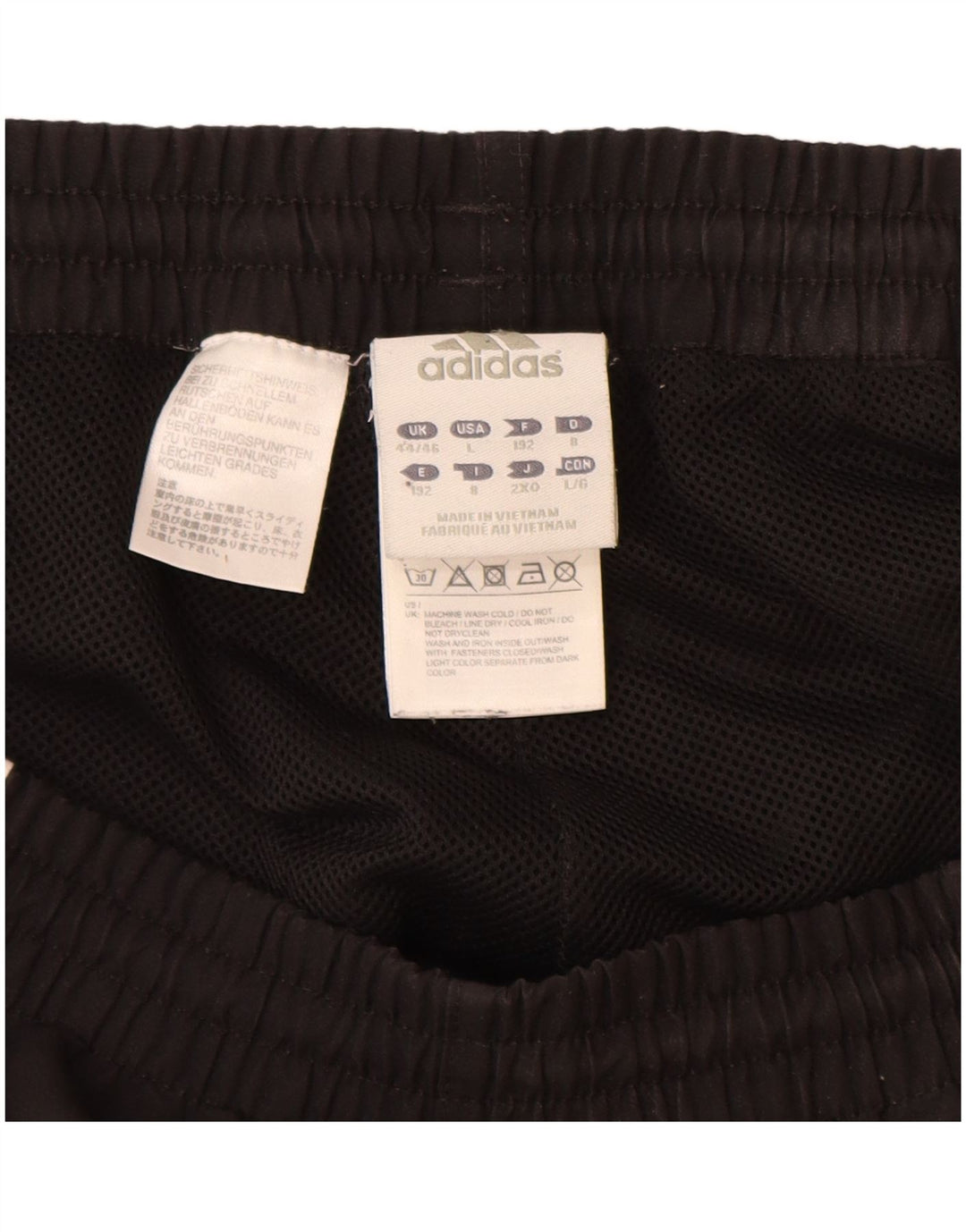 ADIDAS muške trenirke hlače Joggers UK 44/46 velike crne boje