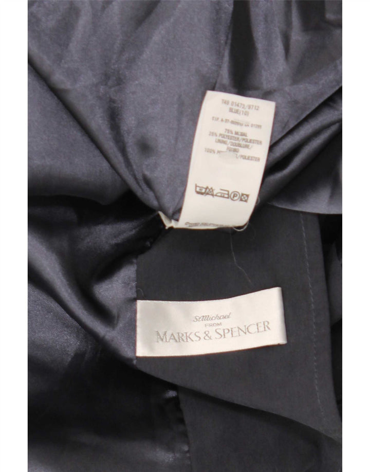 Marks & Spencer ženski preveliki baloner UK 10 Mali tamnoplavi modal