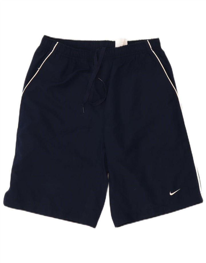 Male sportske kratke hlače Nike tamnoplave od poliestera