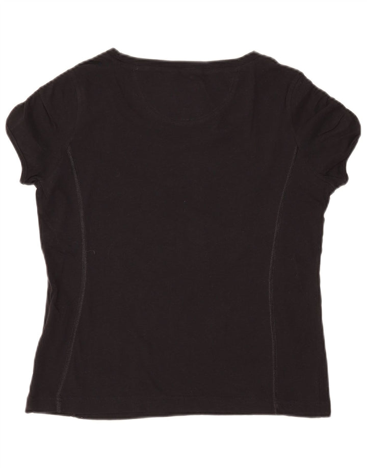 CHAMPION Ženska majica kratkih rukava Heritage Classics Graphic Top UK 12 srednje crna