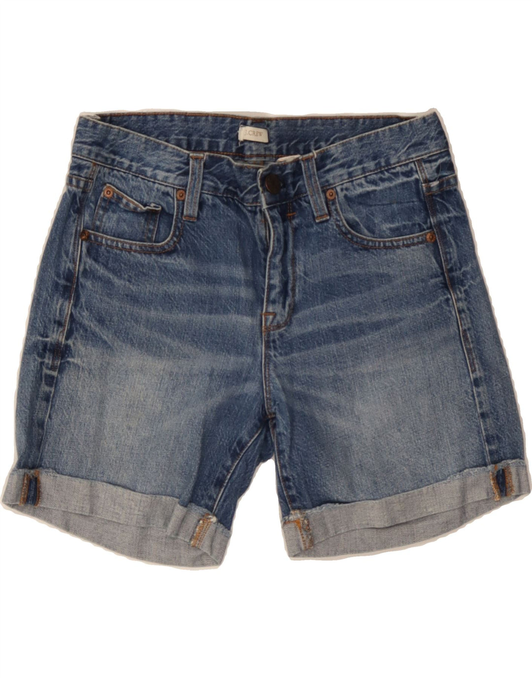 J. CREW Womens Denim Shorts W26 Small  Blue Cotton Vintage J. Crew and Second-Hand J. Crew from Messina Hembry 