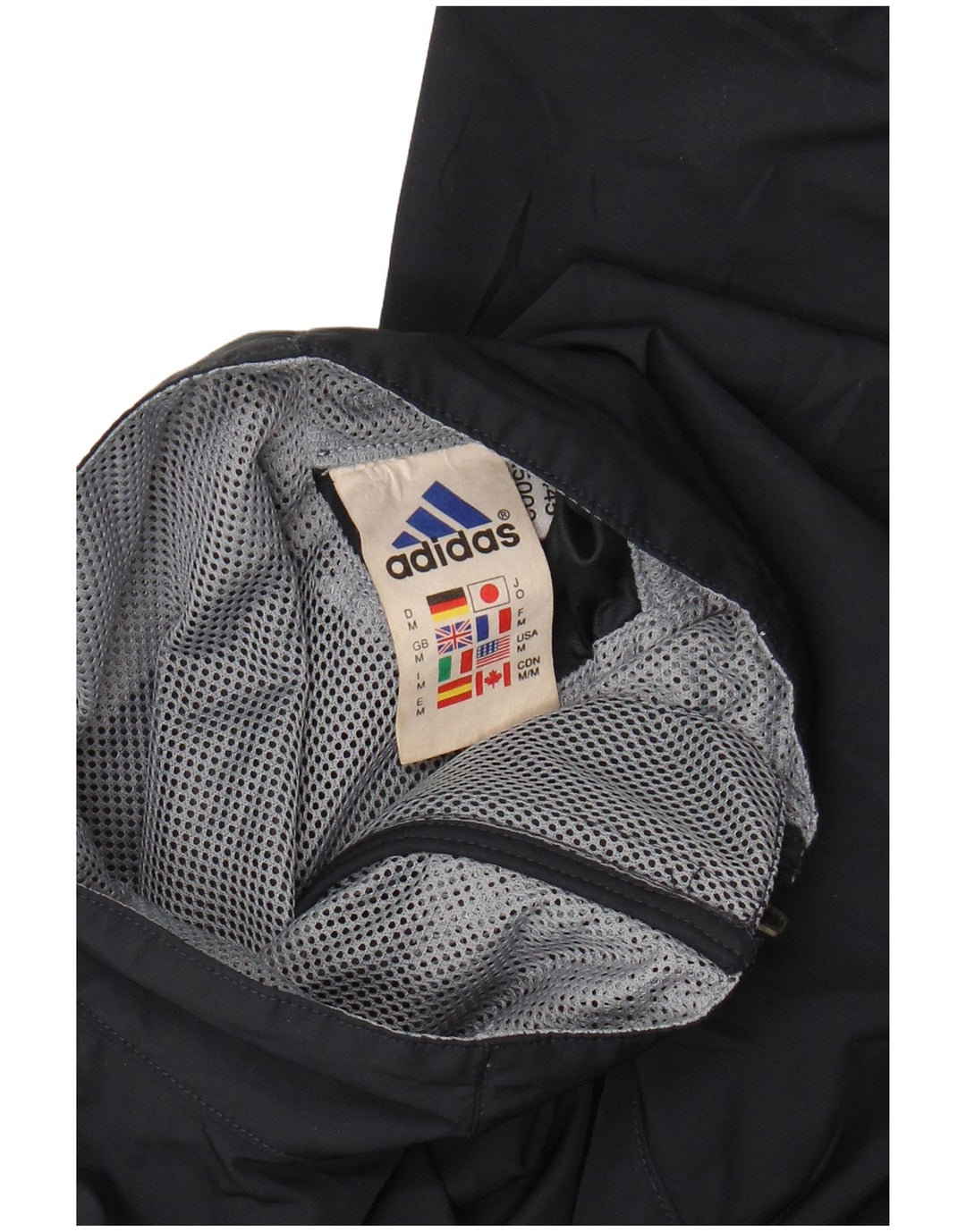 ADIDAS muška gornja jakna od trenirke Medium tamnoplavi poliester