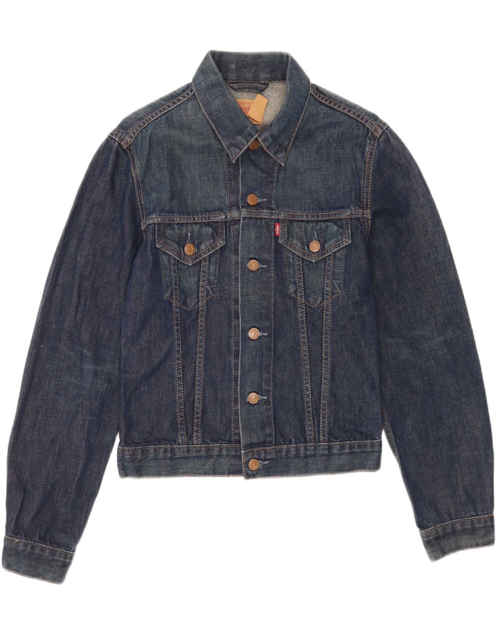 Levi's ženska traper jakna UK 12 srednje plavi pamuk