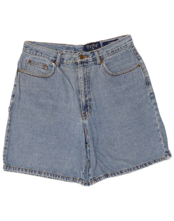 Eddie Bauer Ženske široke traper kratke hlače US 14 XL W32 Plavi pamuk