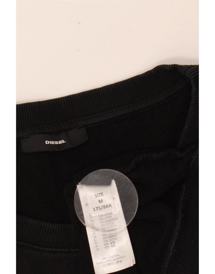 DIESEL Ženska majica s grafičkim motivima UK 14 Srednje crni pamuk