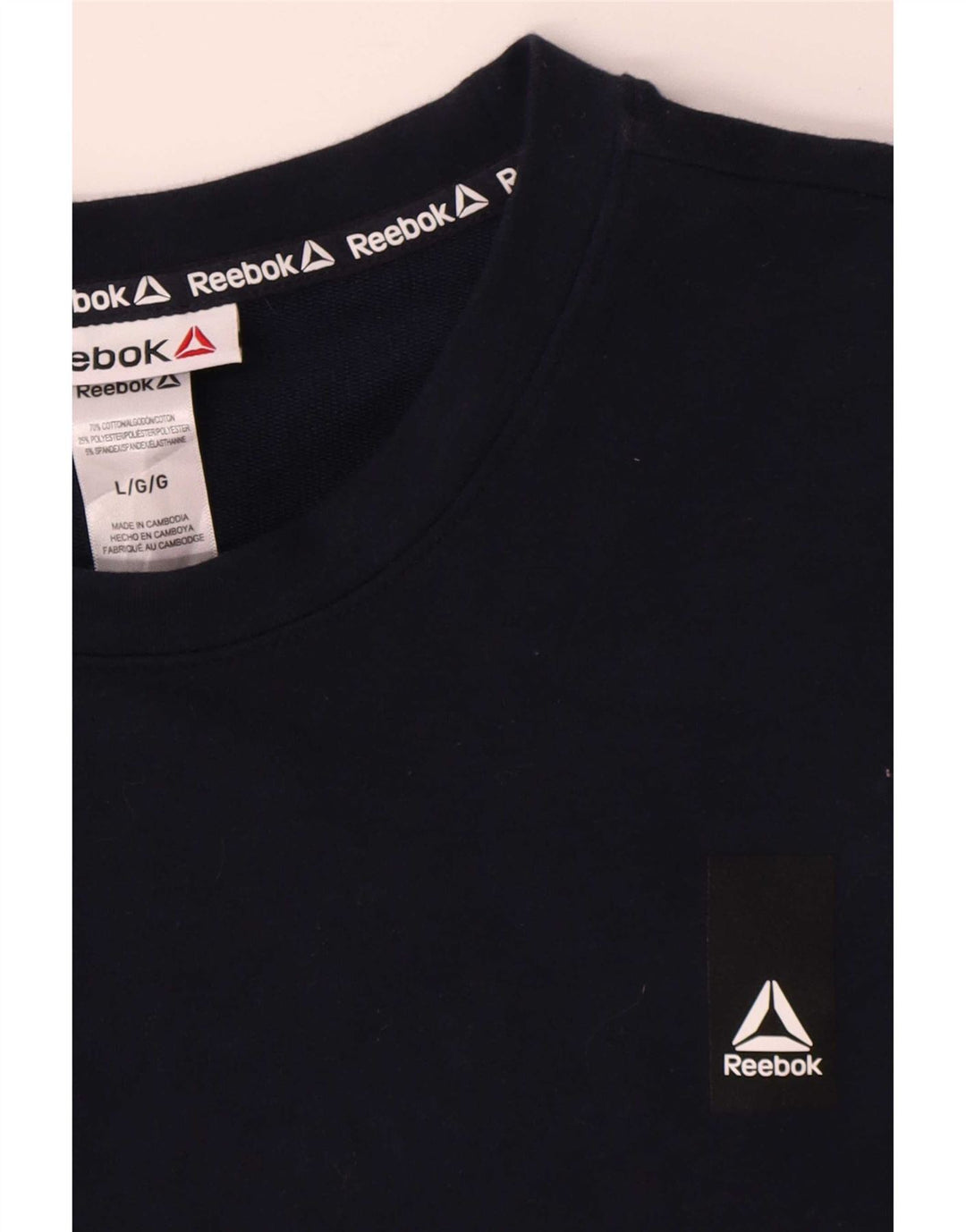 Reebok muški džemperi veliki tamnoplavi pamuk