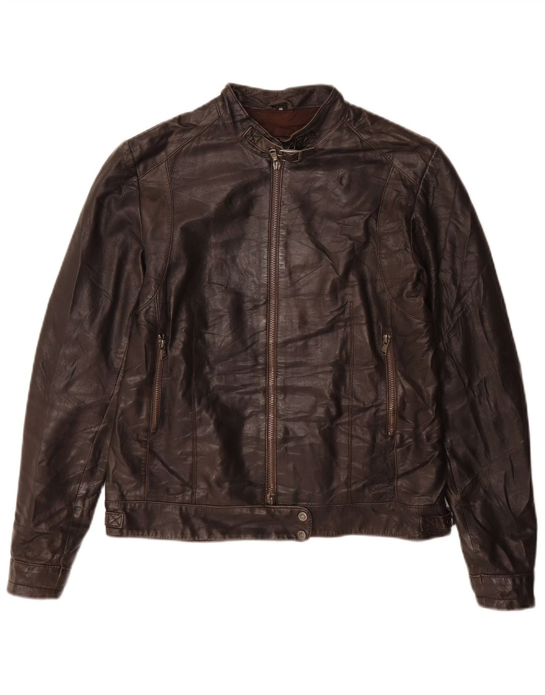 Bata and More Ženska kožna jakna IT 46 Large Brown Leather