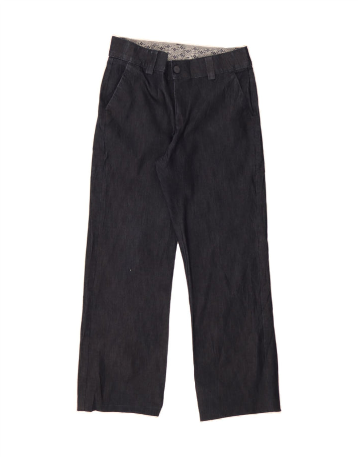 LEE Womens Straight Chino Trousers US 8 Medium W30 L29 Navy Blue Polyester Vintage Lee and Second-Hand Lee from Messina Hembry 