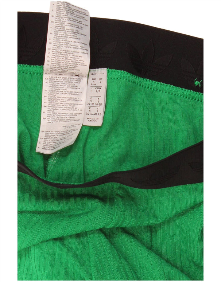 ADIDAS ženske tajice UK 8/10 male zelene boje poliester