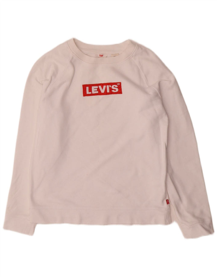 Levi's ženski džemper prekomjerne majice s grafičkim motivima UK 6 XS bijeli
