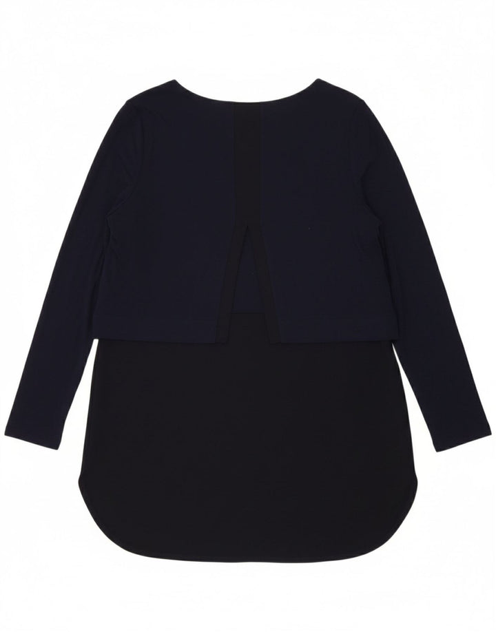 PHASE EIGHT Womens Tent Dress UK 14 Medium  Navy Blue Colourblock