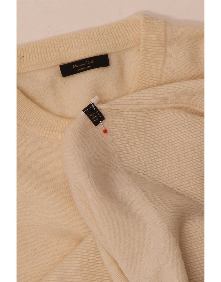 Ženski džemper s okruglim izrezom Massimo Dutti UK 14 Srednje bež