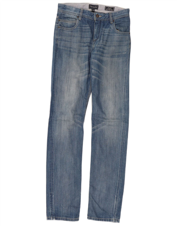 Ravne traperice Massimo Dutti za dječake 13-14 godina W30 L34 Plave