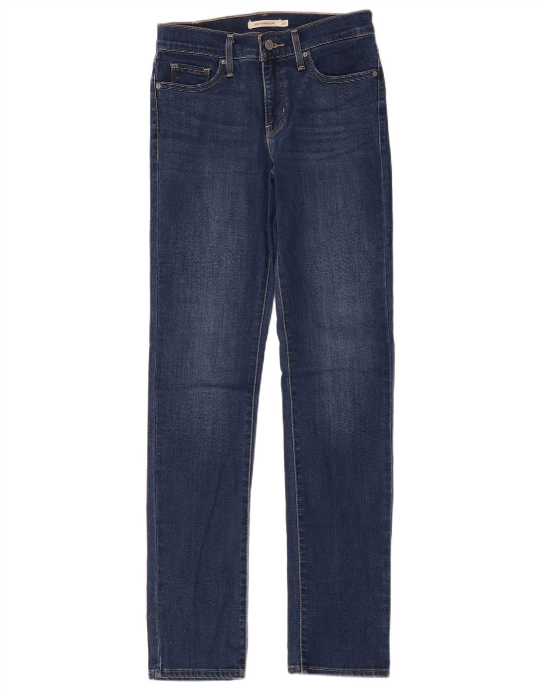 Levi's ženske 312 uske traperice W26 L32, plavi pamuk