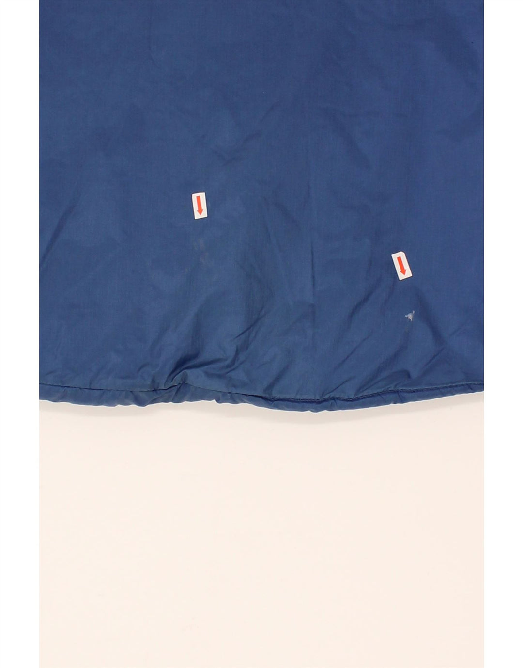VINTAGE Womens Sleeveless Windbreaker Jacket UK 18 XL Blue Polyester Vintage Vintage and Second-Hand Vintage from Messina Hembry 