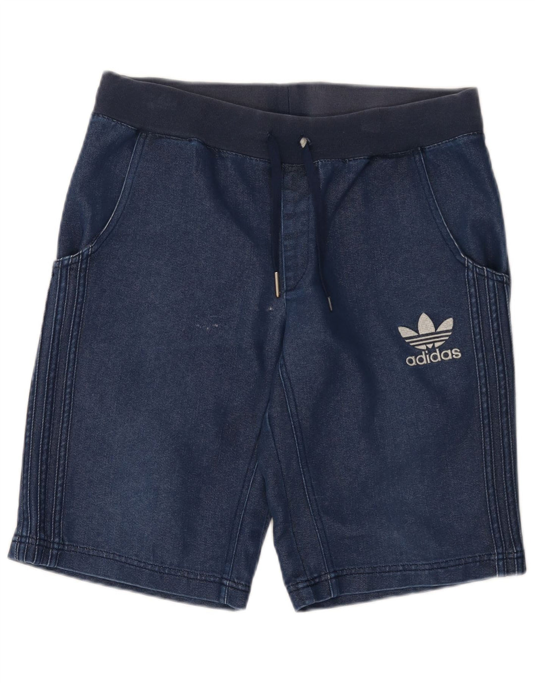 Adidas muške traper kratke hlače male W29 plavi pamuk