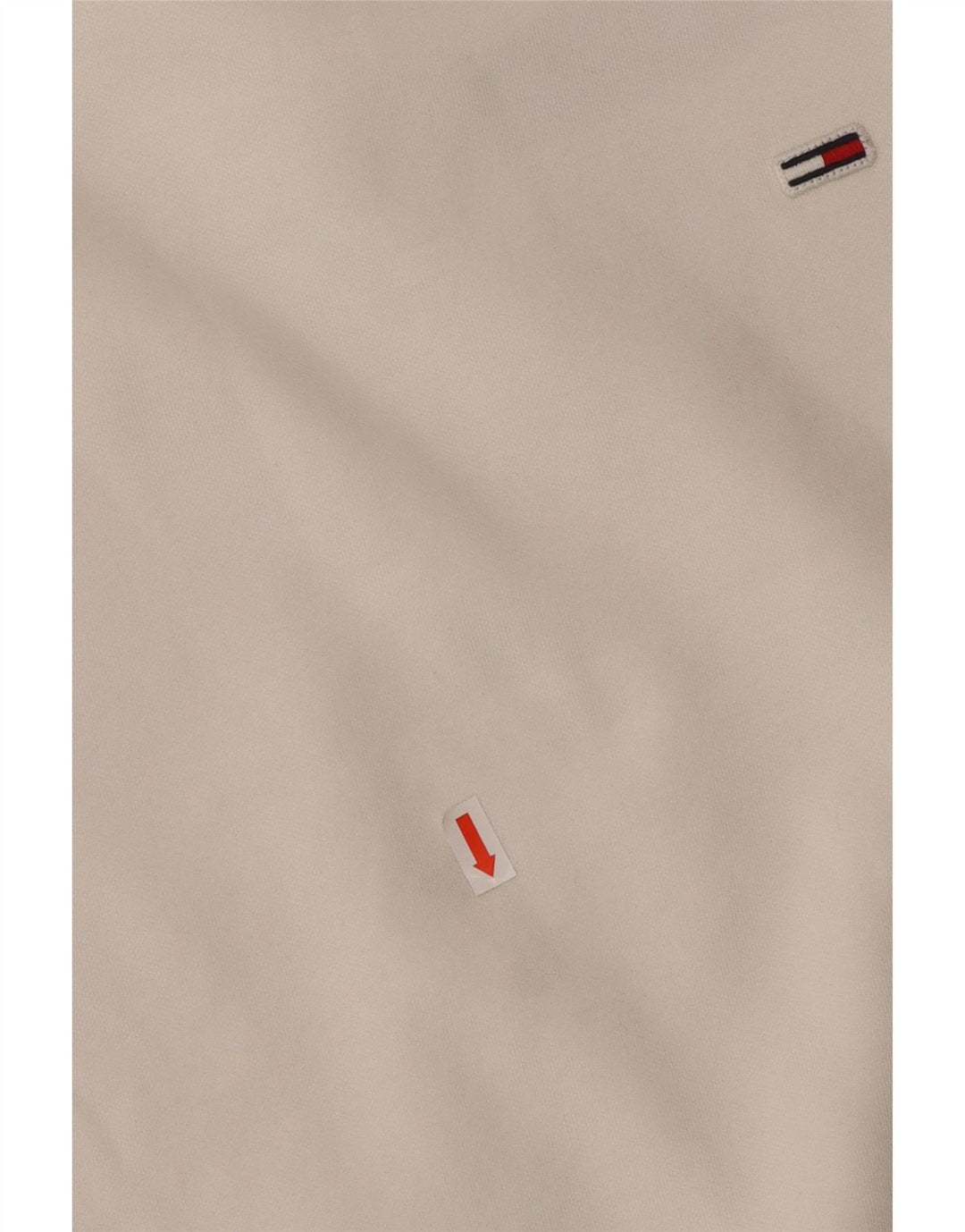 TOMMY HILFIGER Ženska prekomjerna majica s kratkim rukavima UK 6 XS Bijeli pamuk