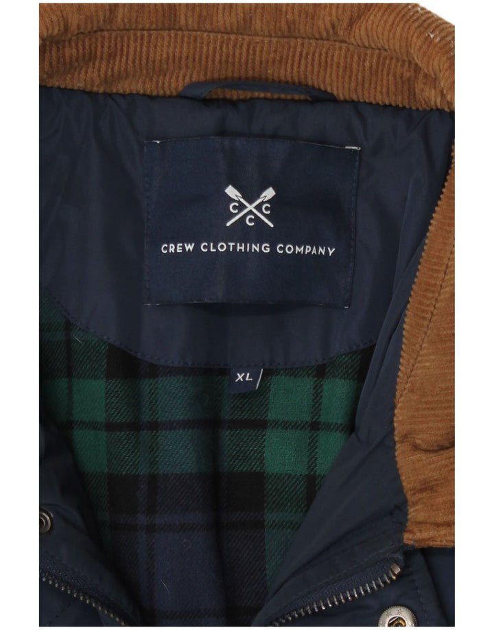 Crew Clothing Muška prošivena jakna UK 42 XL tamnoplavi poliester