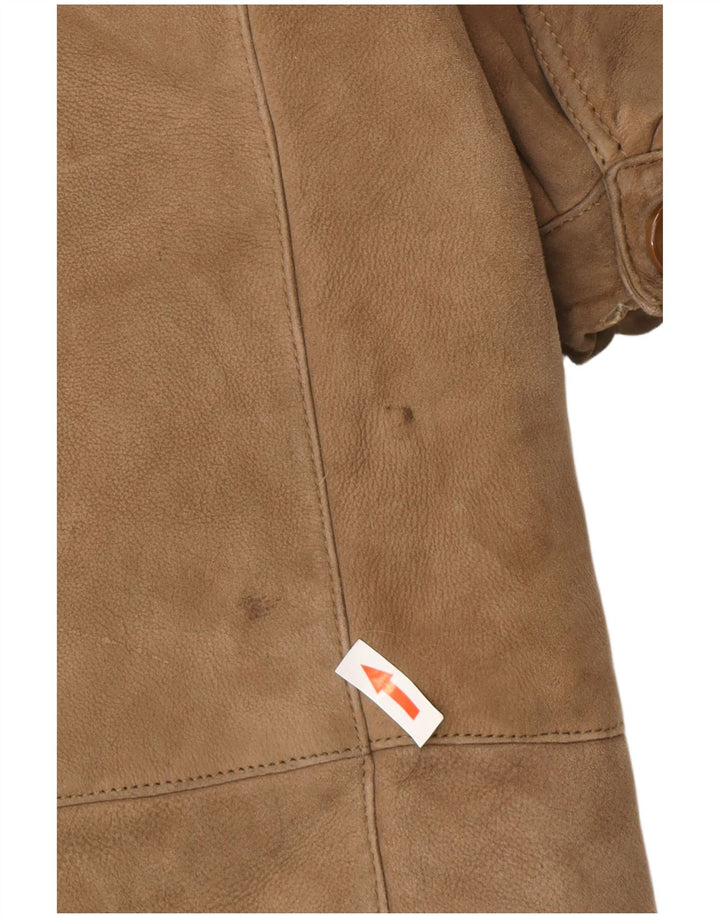 Vintage ženski preveliki kaput od šišmiša UK 10 Small Brown