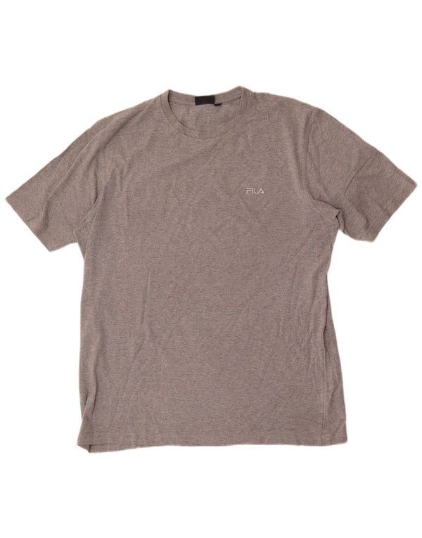Fila muška majica kratkih rukava IT 56 2XL sivo s pjegama