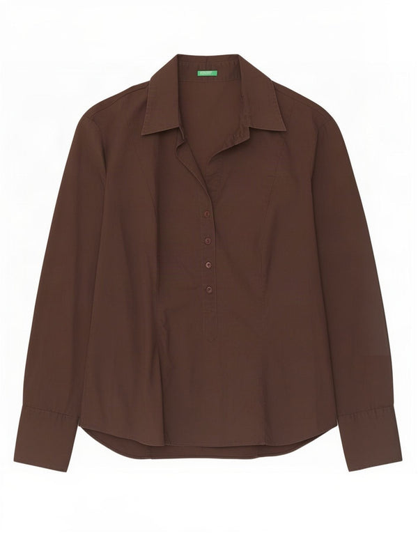 Benetton ženska pulover majica UK 14 srednje smeđa