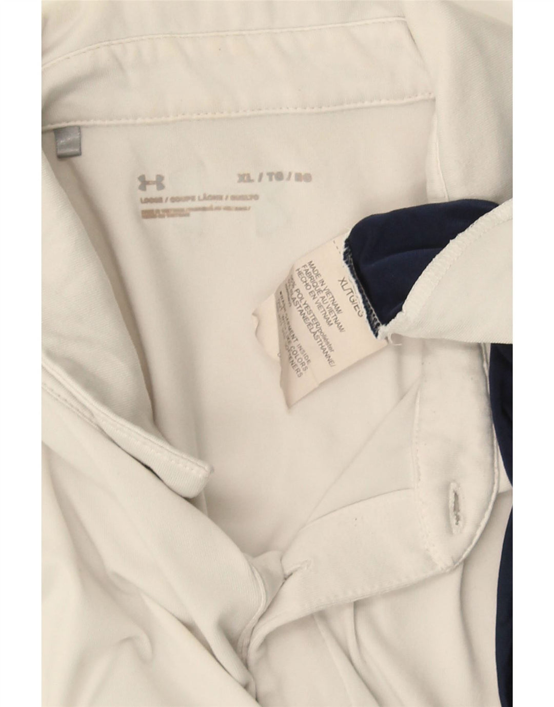 UNDER ARMOUR Muška polo majica XL bijeli poliester u boji