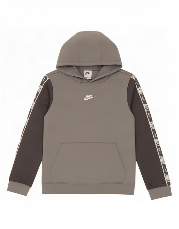 Nike Boys Dri Fit Graphic majica s kapuljačom 12-13 Years Large Grey Colourblock