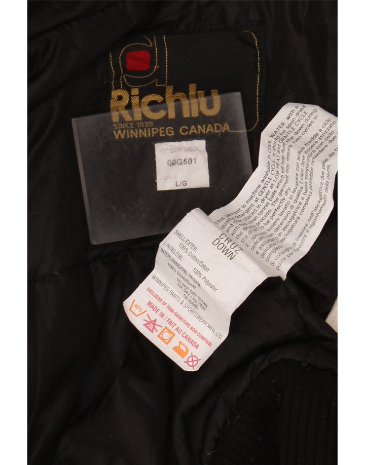 Richlu muška bomber jakna s kapuljačom UK 40 Large Off White Pamuk