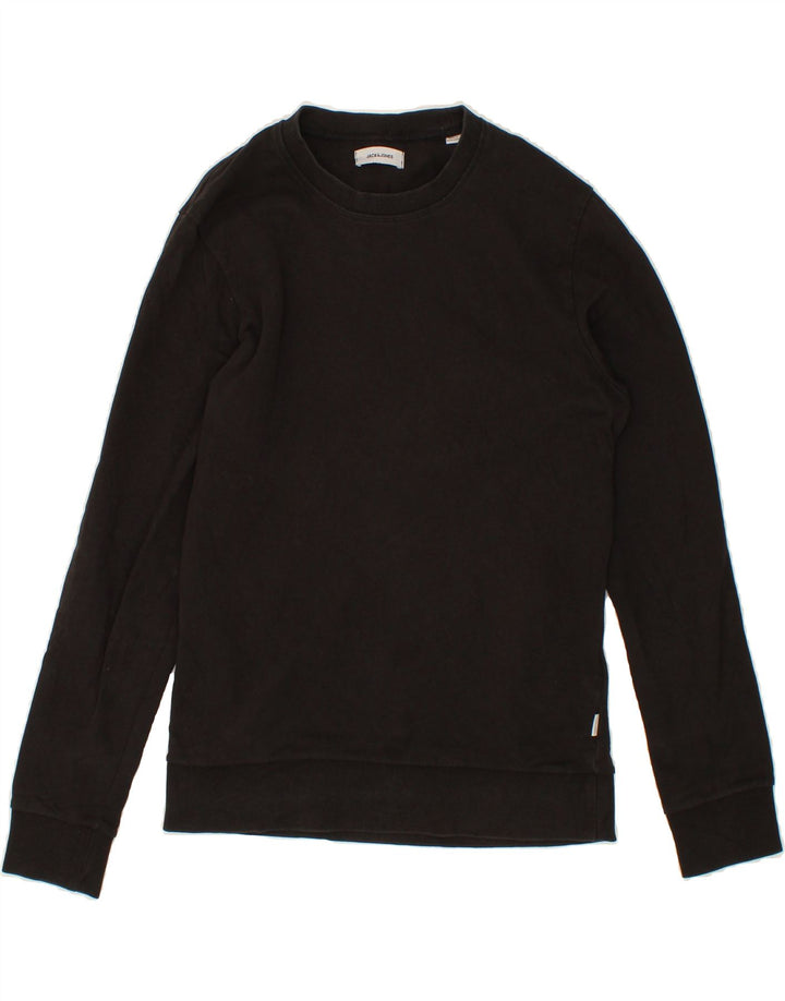 JACK & JONES Mens Sweatshirt Jumper XS Black Cotton Vintage Jack & Jones and Second-Hand Jack & Jones from Messina Hembry 