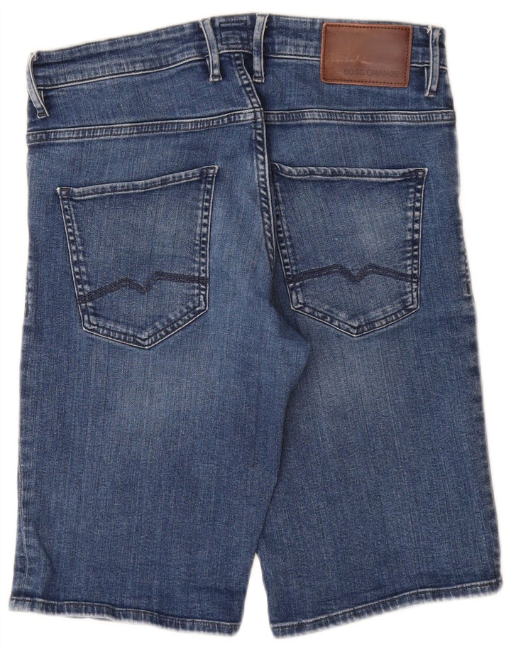 Muške traper kratke hlače Hugo Boss W33 Srednje plavi pamuk