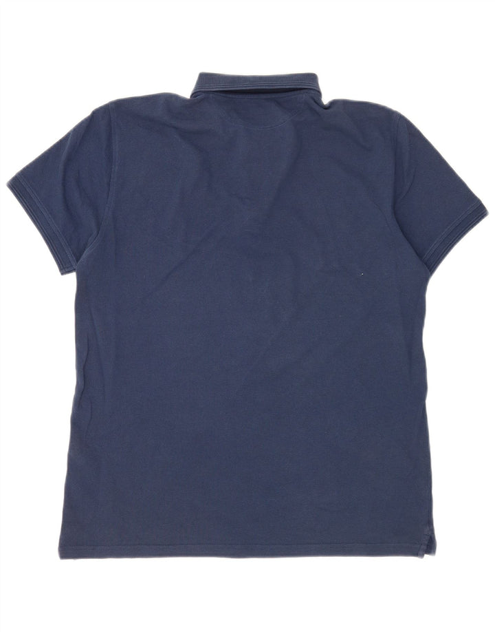 Massimo Dutti muška polo majica Srednje tamnoplavi pamuk
