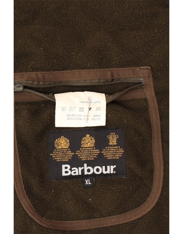BARBOUR Muška prošivena jakna UK 42 XL od zelenog poliamida