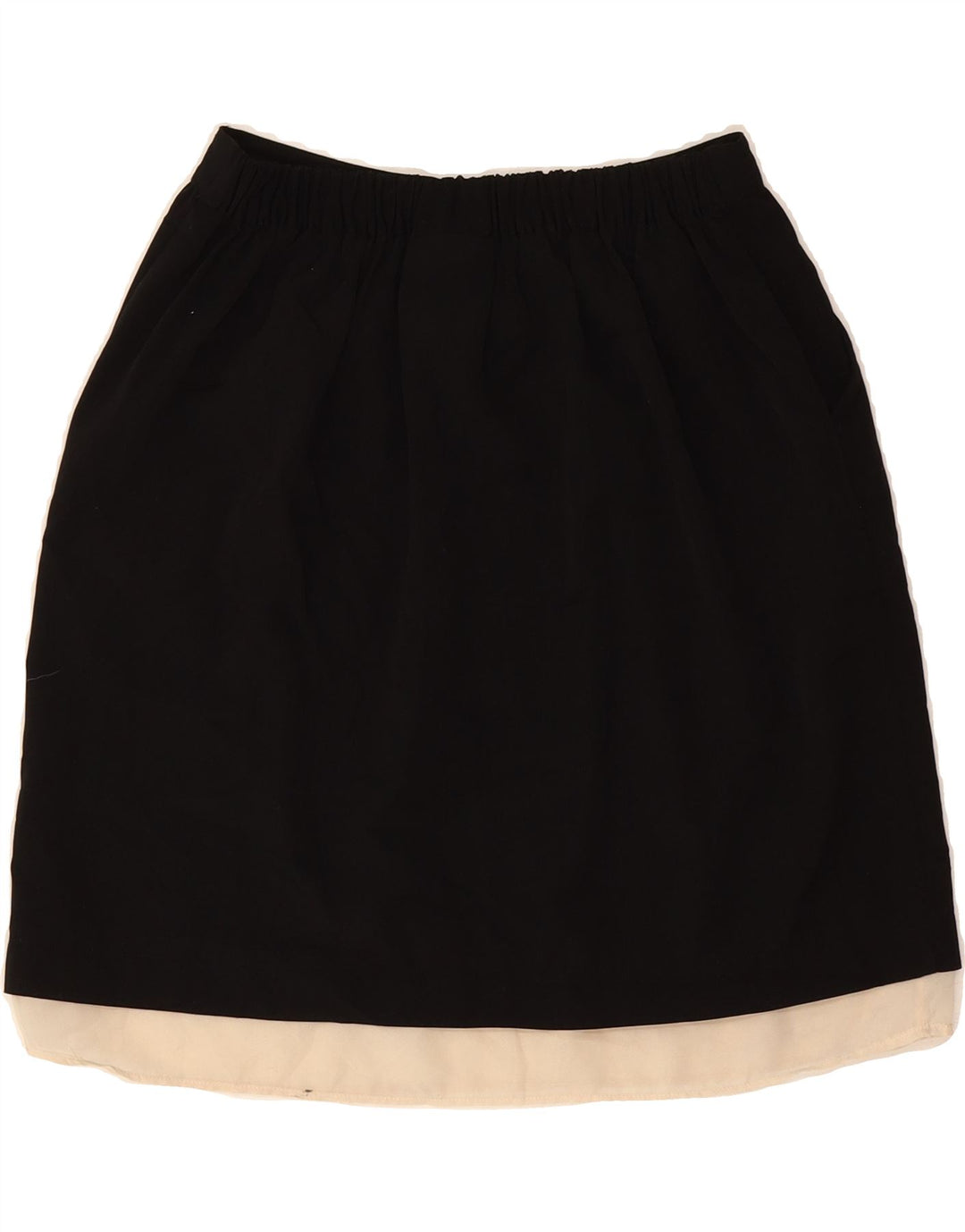 MOSSIMO Womens A-Line Skirt XS W24  Black Colourblock Polyester Vintage Mossimo and Second-Hand Mossimo from Messina Hembry 