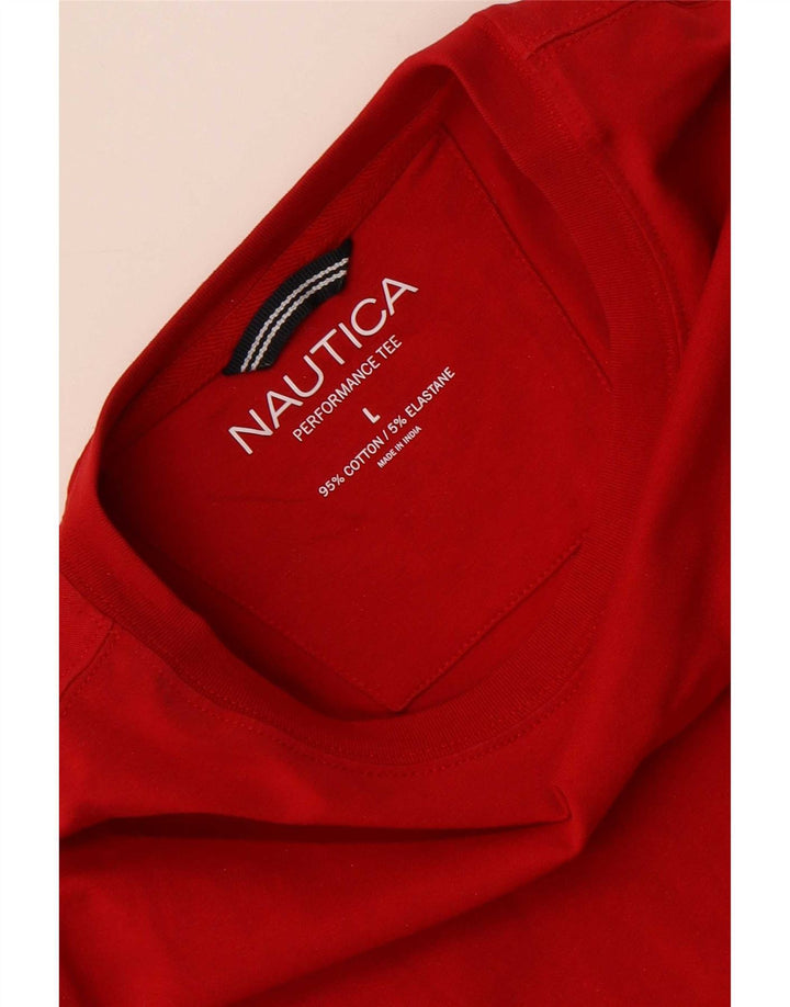 Nautica Muška majica kratkih rukava Veliki crveni pamuk