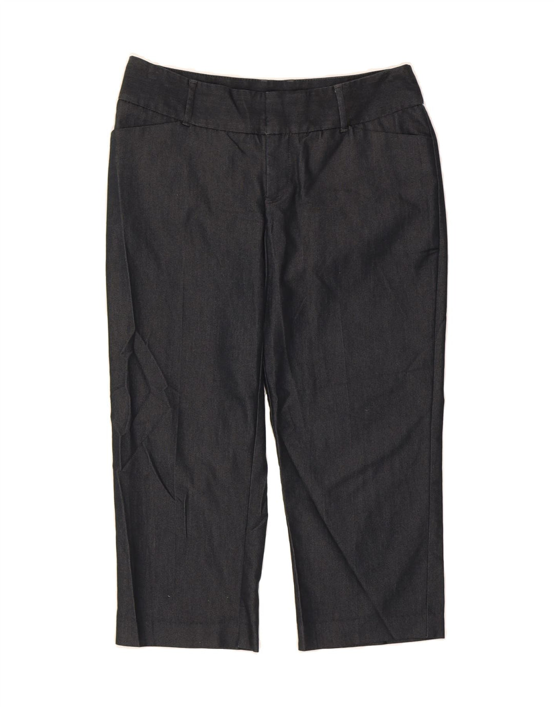 MOSSIMO Womens Straight Capri Trousers US 6 Medium W30 L21 Grey Cotton Vintage Mossimo and Second-Hand Mossimo from Messina Hembry 