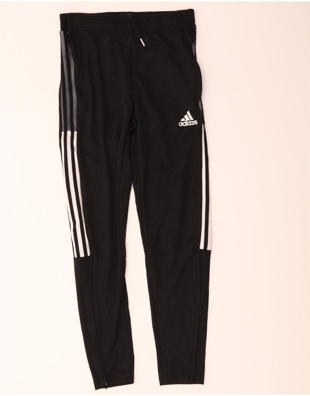 Adidas muške Aeroready hlače za trenirku Male crne poliesterske hlače