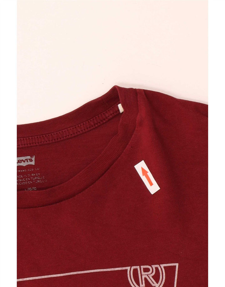 Levi's muška velika crvena pamučna majica s grafičkim motivima