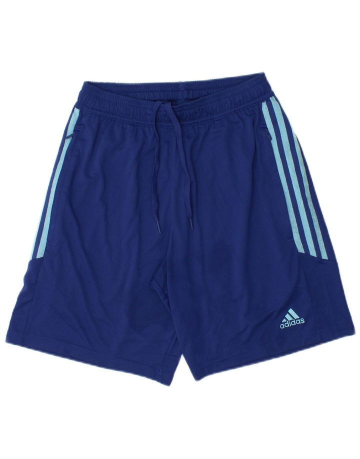 ADIDAS Mens Aeroready Regular Sport Shorts Small  Navy Blue Polyester