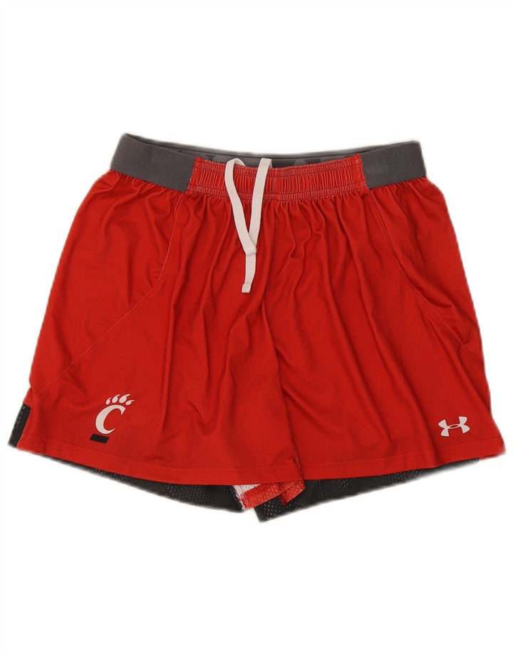 Under Armour ženske sportske kratke hlače UK 10 mali crveni poliester u boji