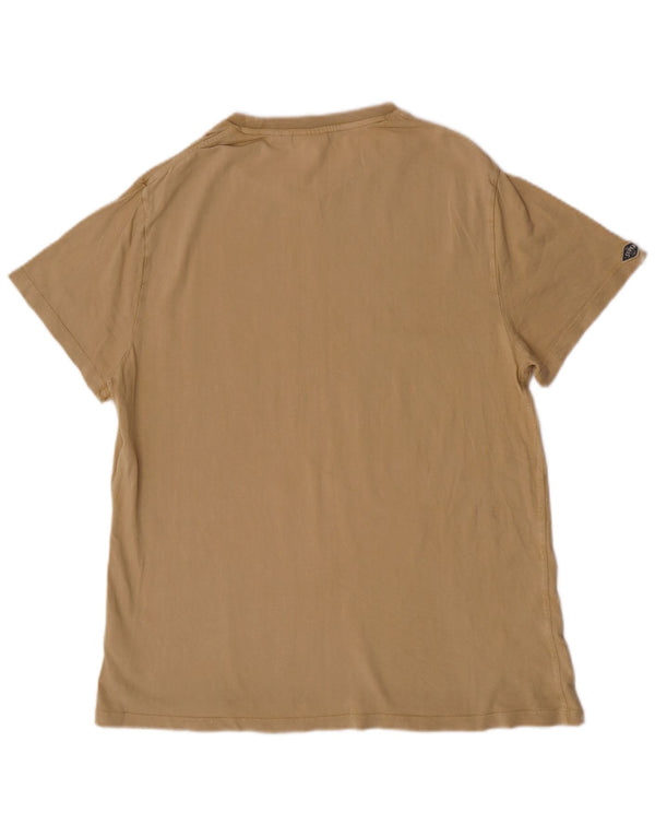 Superdry muška uska majica kratkih rukava 2XL, bež pamuk