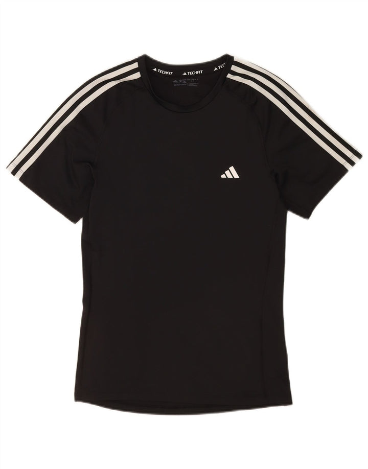 Adidas muška Tech Fit majica srednjih crnih poliestera