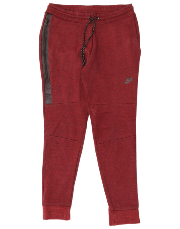 Nike muške trenirke Hlače Joggers srednje tamnocrvene pamučne boje
