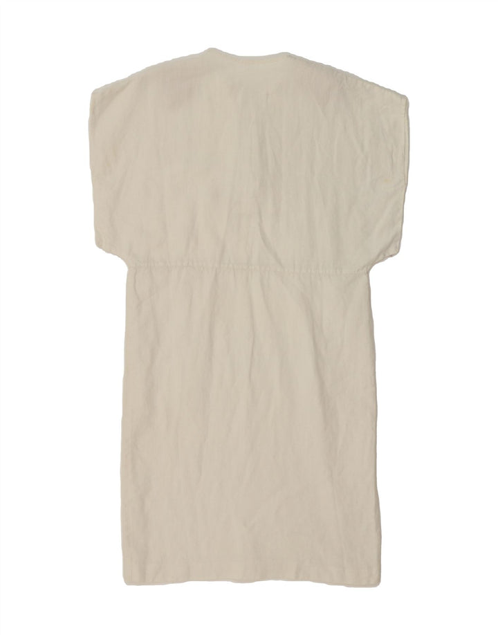 VINTAGE Womens Shift Dress UK 18 XL White Vintage Vintage and Second-Hand Vintage from Messina Hembry 