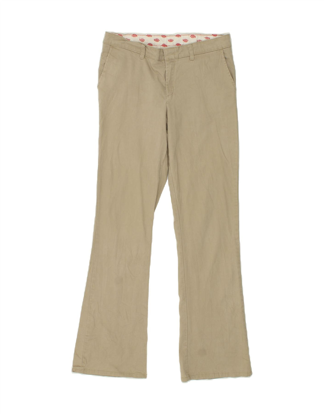 DICKIES Womens Bootcut Chino Trousers W32 L32  Beige Vintage Dickies and Second-Hand Dickies from Messina Hembry 