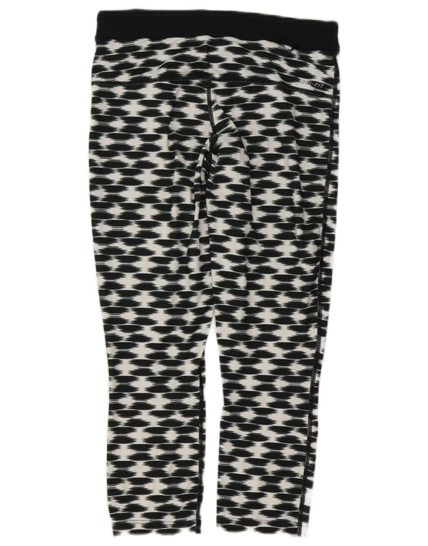 Nike ženske Dri Fit Capri tajice UK 10 male crne geometrijske