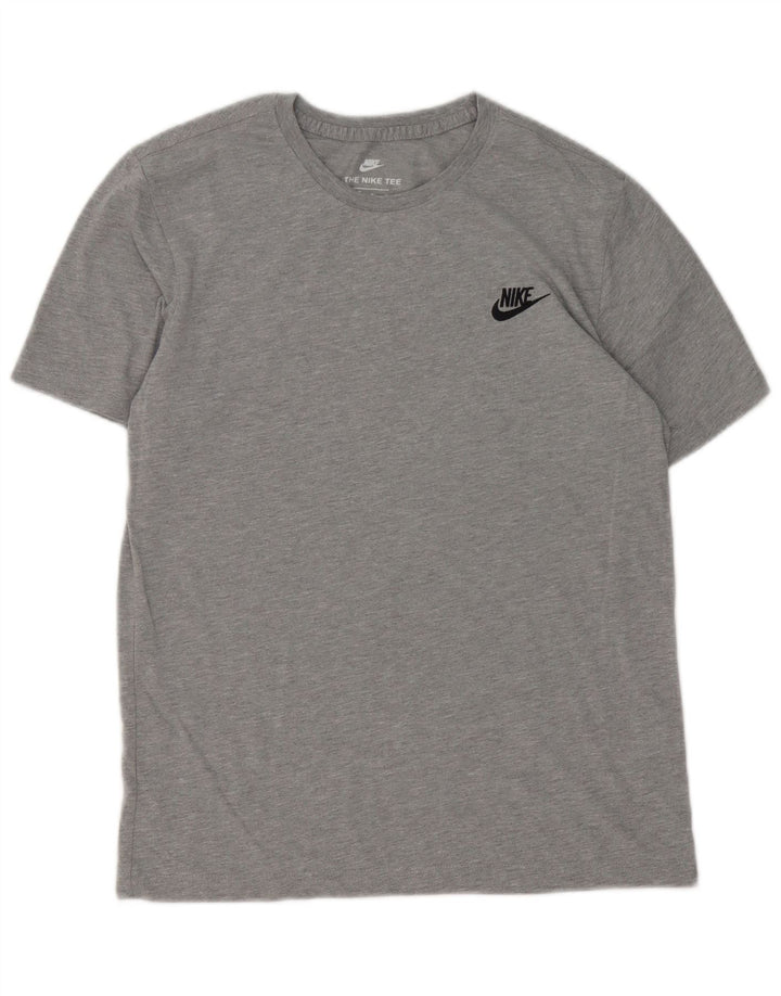 Nike muška majica atletskog kroja srednje sivi pamuk