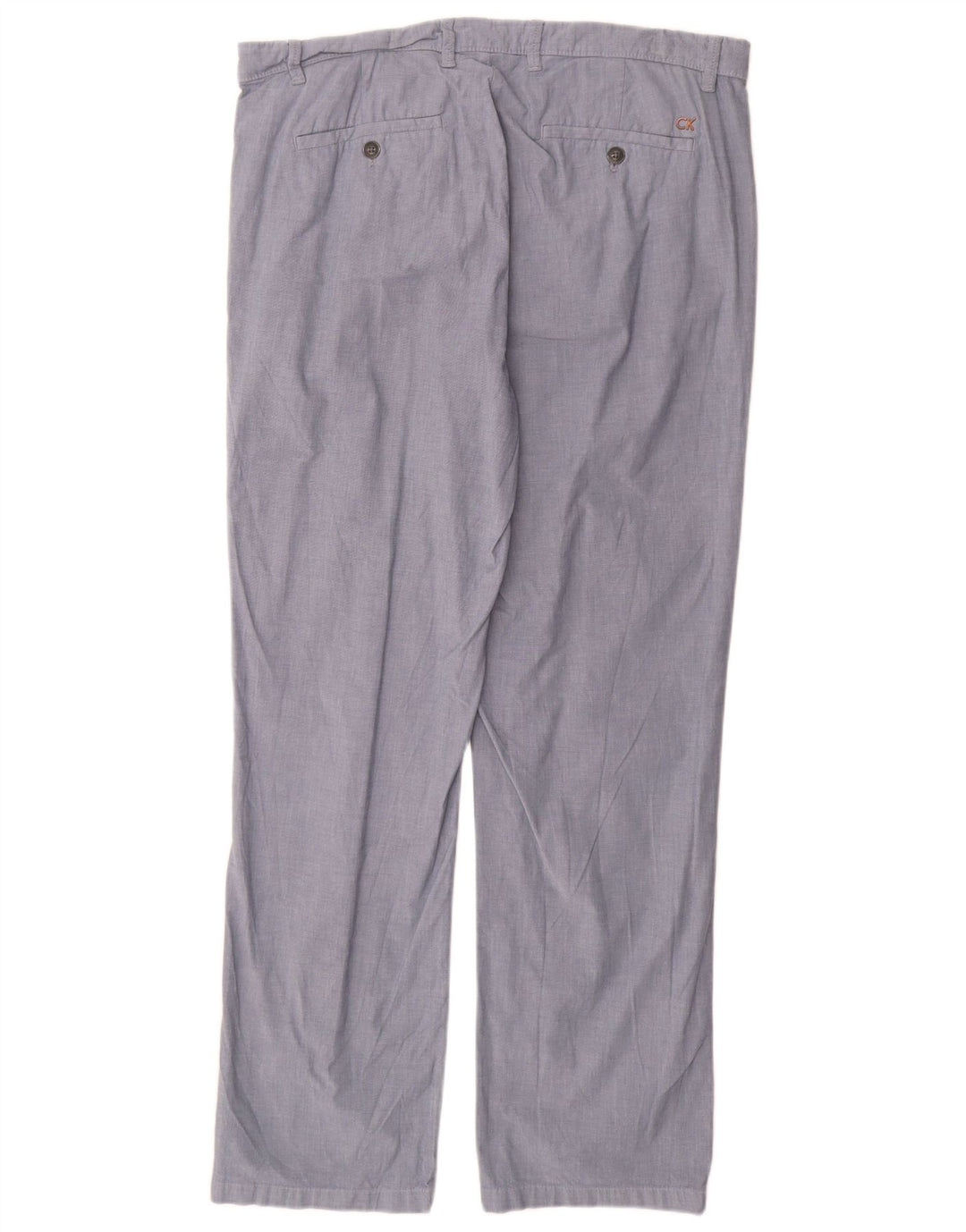 CALVIN KLEIN Muške ravne chino hlače W34 L32 Plave