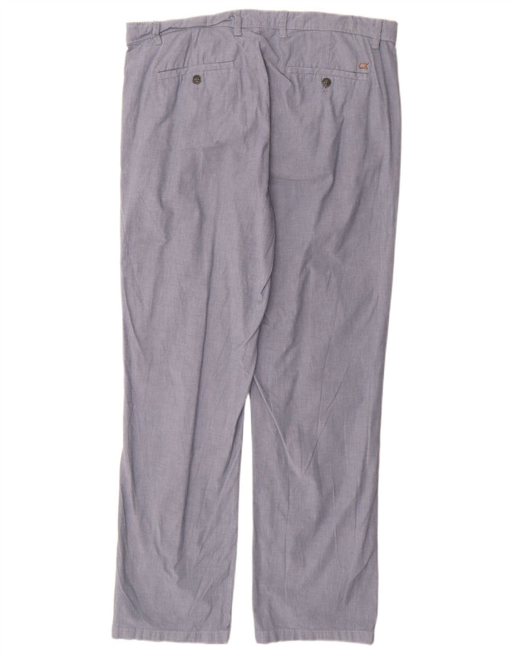 CALVIN KLEIN Muške ravne chino hlače W34 L32 Plave