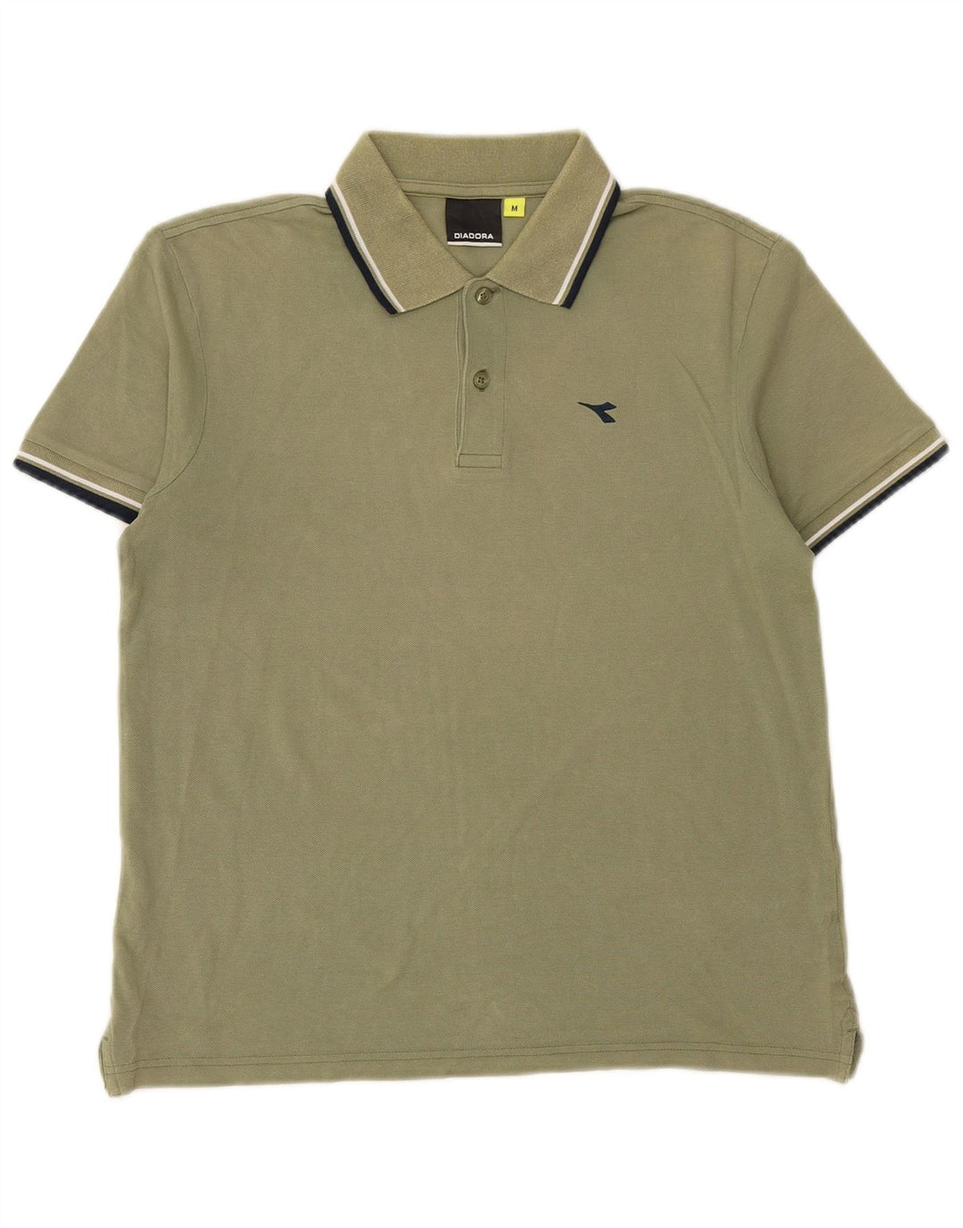 DIADORA Mens Polo Shirt Medium Khaki